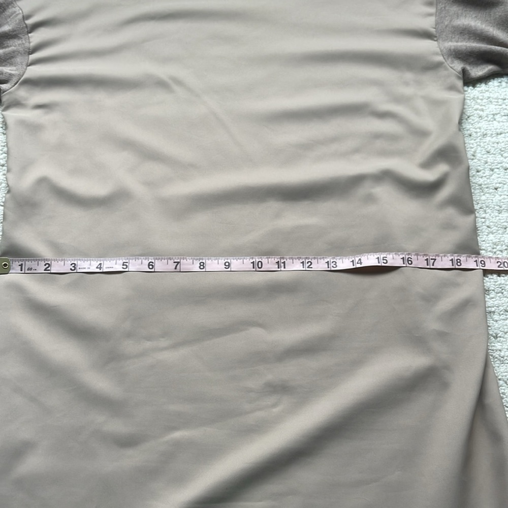 Ralph Lauren LRL Farheen Twill Front Sweater Dress in Hayfield Size Small - Picture 10 of 13